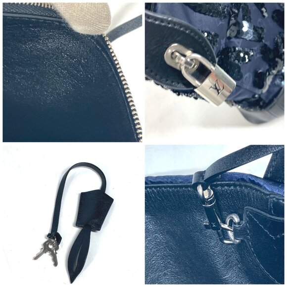 LOUIS VUITTON M94564 Monogram Satin NN14 Sequins Spotlight GM Shoulder Bag - Picture 14 of 14